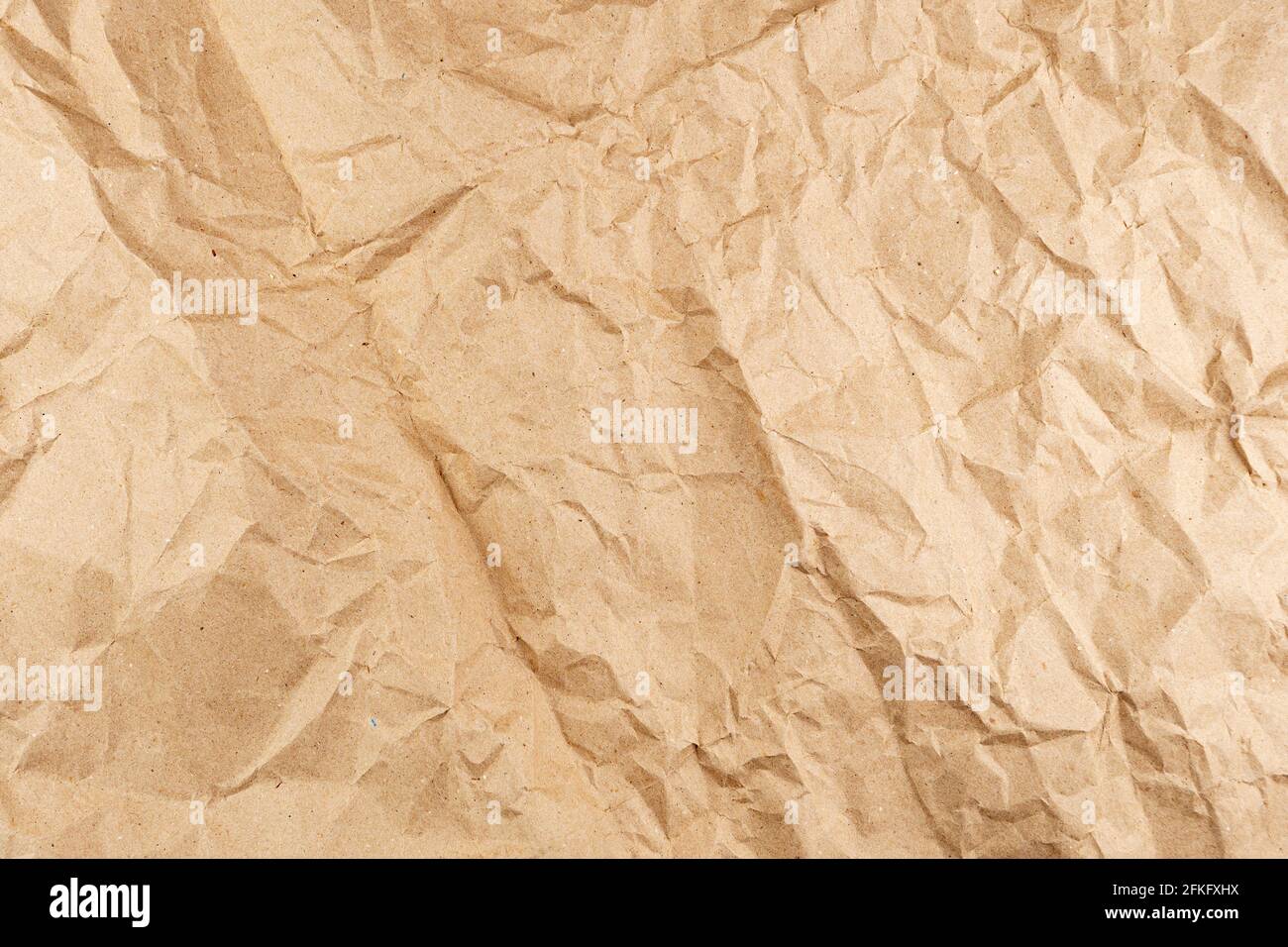 Papier recyclé marron texture arrière-plan, vue de dessus Banque D'Images
