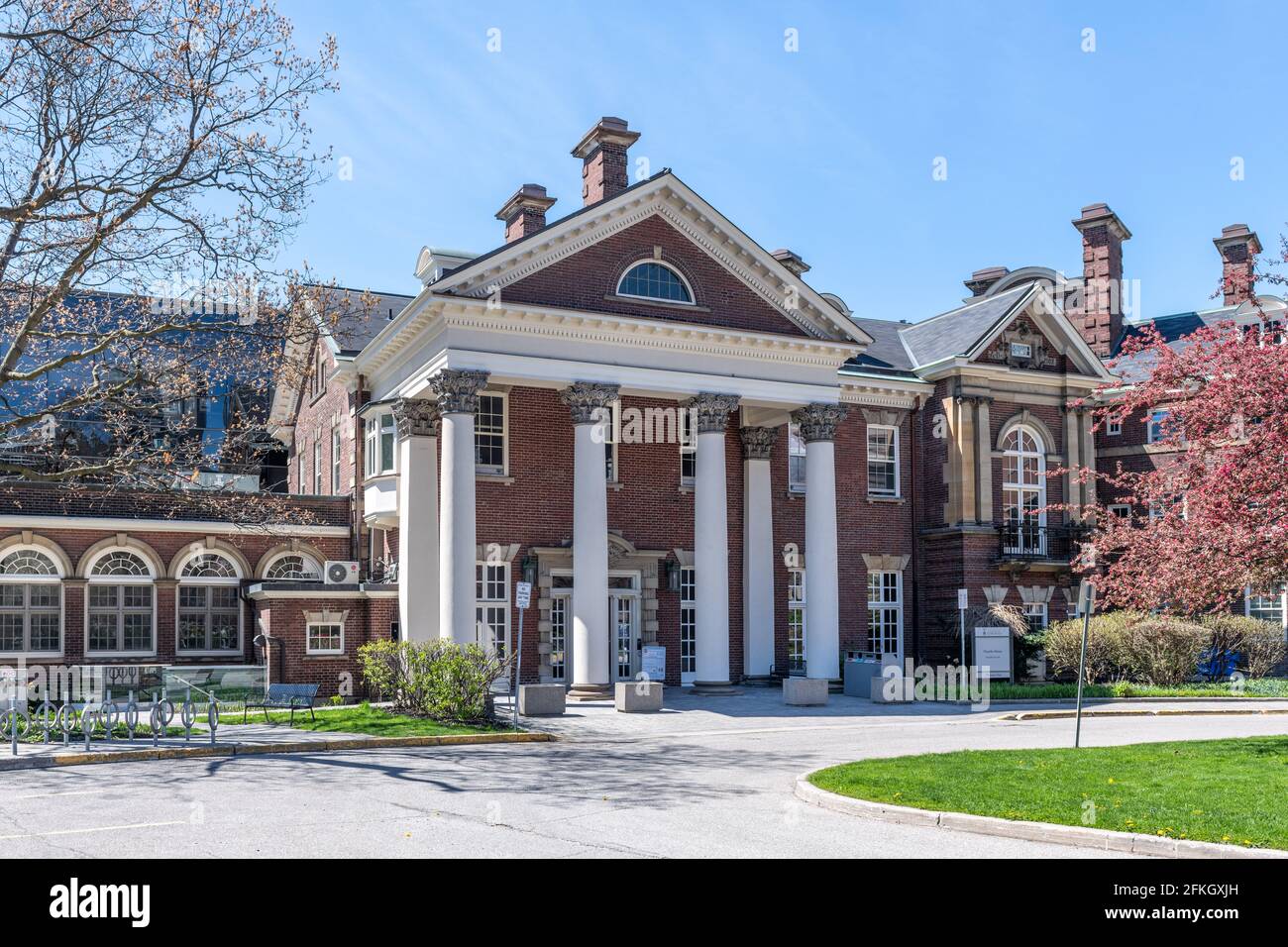 Flavelle House à l'Université de Toronto, Canada. Site historique national et attraction touristique. Banque D'Images