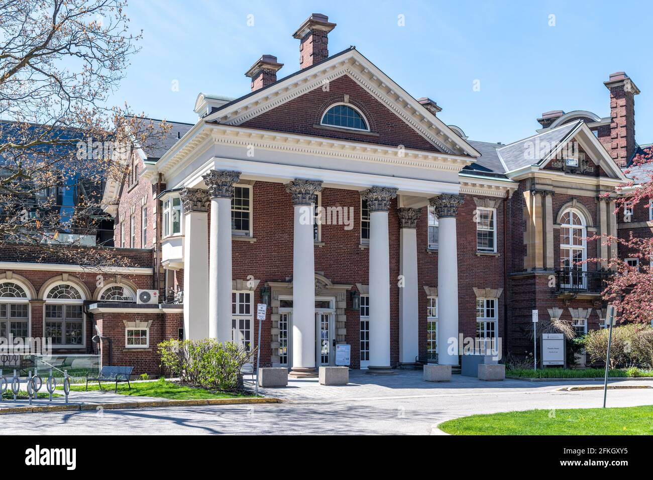 Flavelle House à l'Université de Toronto, Canada. Site historique national et attraction touristique. Banque D'Images