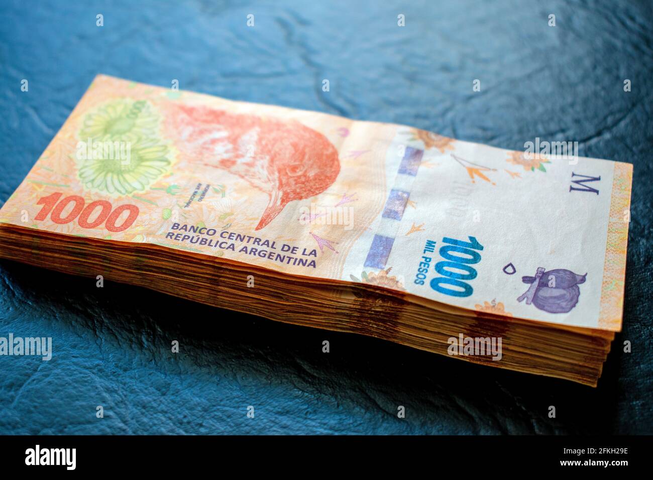 Argent / espèces : factures de peso argentin. Banque D'Images
