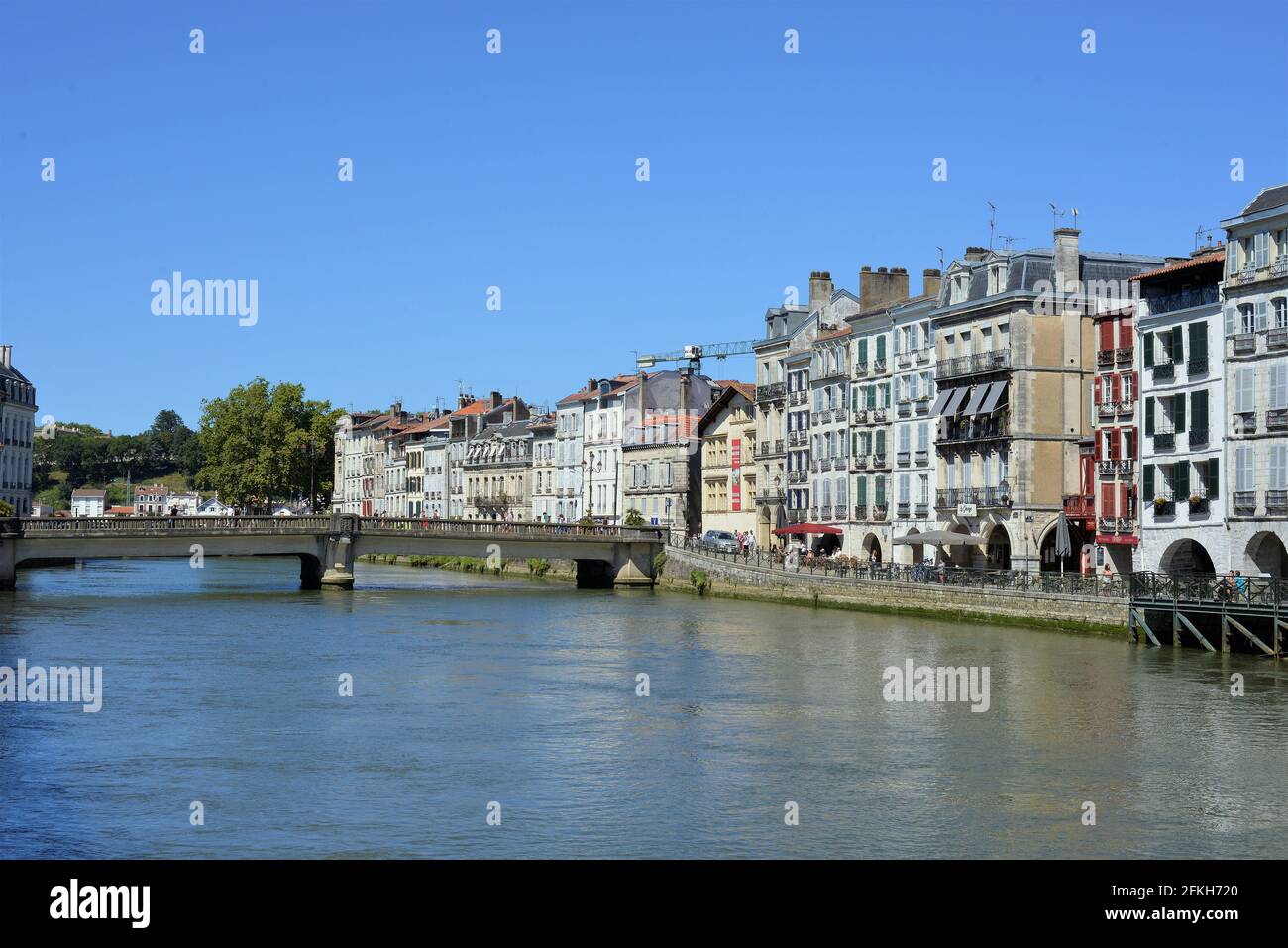 Ville de Bayonne. Bayona. Baiona. Département des Pyrénées Atlantique. Région d'Aquitania. Labort (Lapurdi). Pays Basque . France Banque D'Images