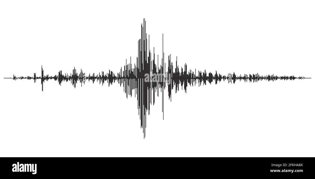 Séisme activité sismique Illustration de Vecteur