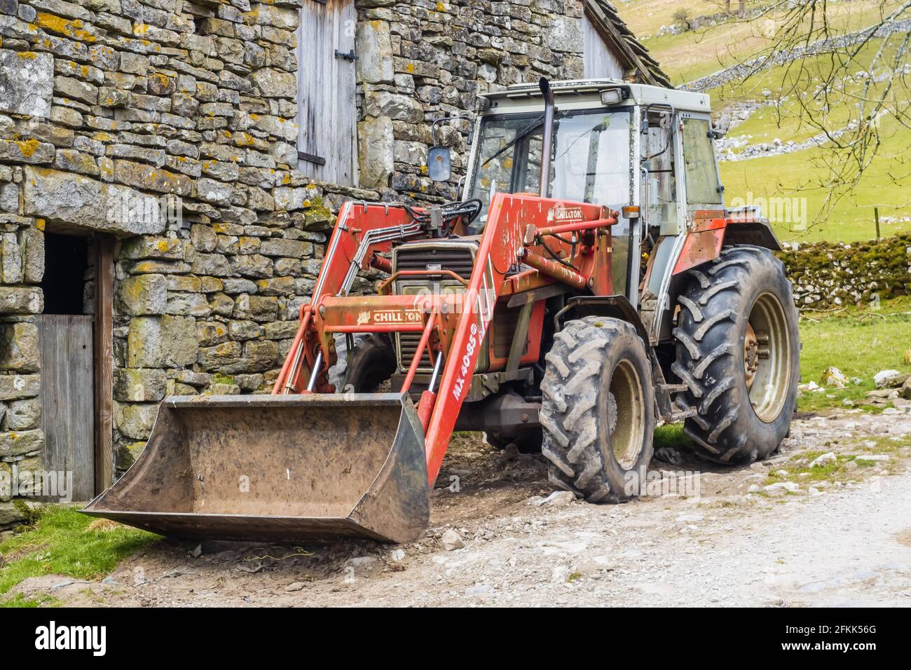 Le Dales Way est un sentier de 80 kilomètres de long dans le nord de l'Angleterre, depuis Ilkley, West Yorkshire, jusqu'à Bowness-on-Windermere, Cumbria. Banque D'Images