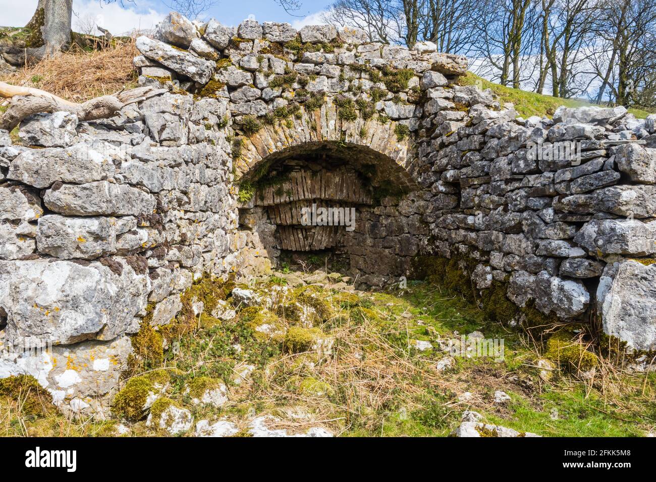 Le Dales Way est un sentier de 80 kilomètres de long dans le nord de l'Angleterre, depuis Ilkley, West Yorkshire, jusqu'à Bowness-on-Windermere, Cumbria. Banque D'Images