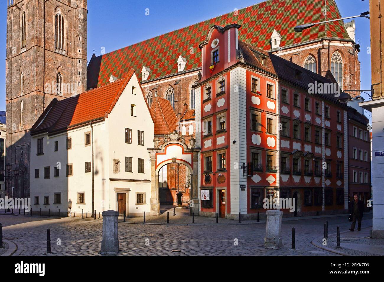 Pologne, Wrocław, Hansel et Gretel maisons, Lesse Pologne voïvodeship. Banque D'Images