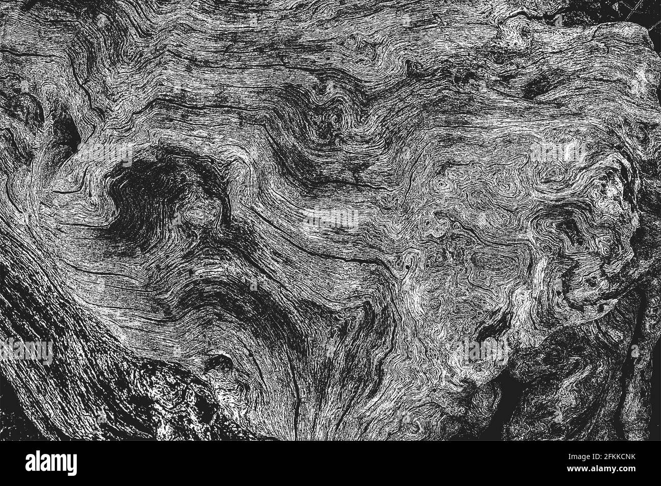 Texture de superposition en relief vieilli de béton fissuré, de pierre ou d'asphalte. Fond grunge. Illustration vectorielle abstraite en demi-teinte Illustration de Vecteur