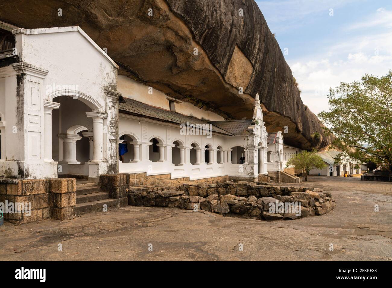 Temple de grotte et temple d'or de Dambulla Banque D'Images