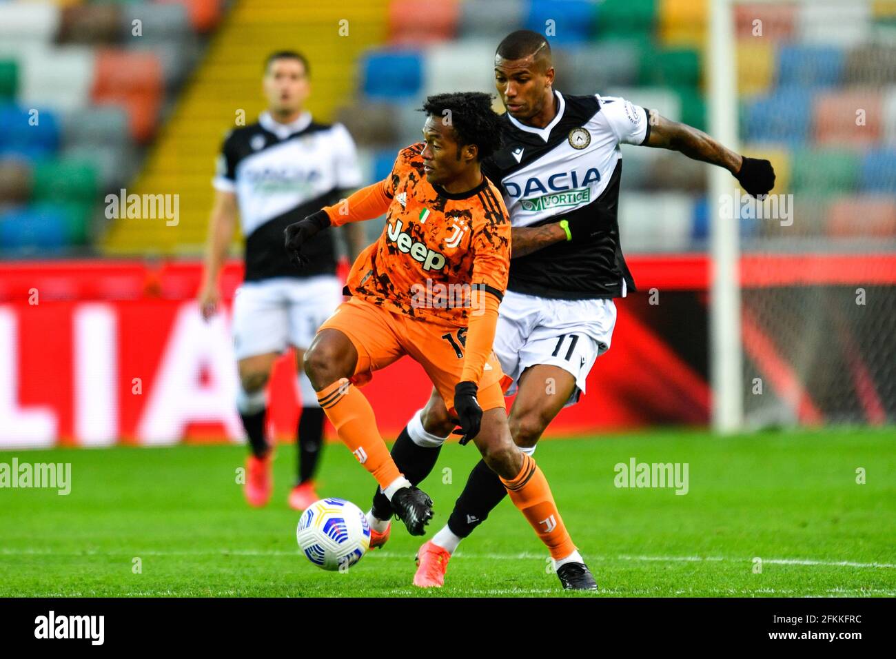 Friuli - stade Dacia Arena, Udine, Italie. 02 mai 2021. Juan Cuadrado (Juventus FC) en action pendant Udinese Calcio vs Juventus FC, football italien série A match - photo Alessio Marini/LM crédit: Live Media Publishing Group/Alay Live News Banque D'Images