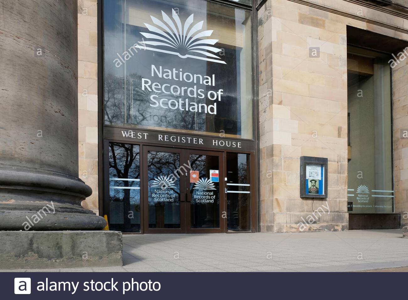 National Records of Scotland, West Register House, Charlotte Square, Édimbourg, Écosse Banque D'Images