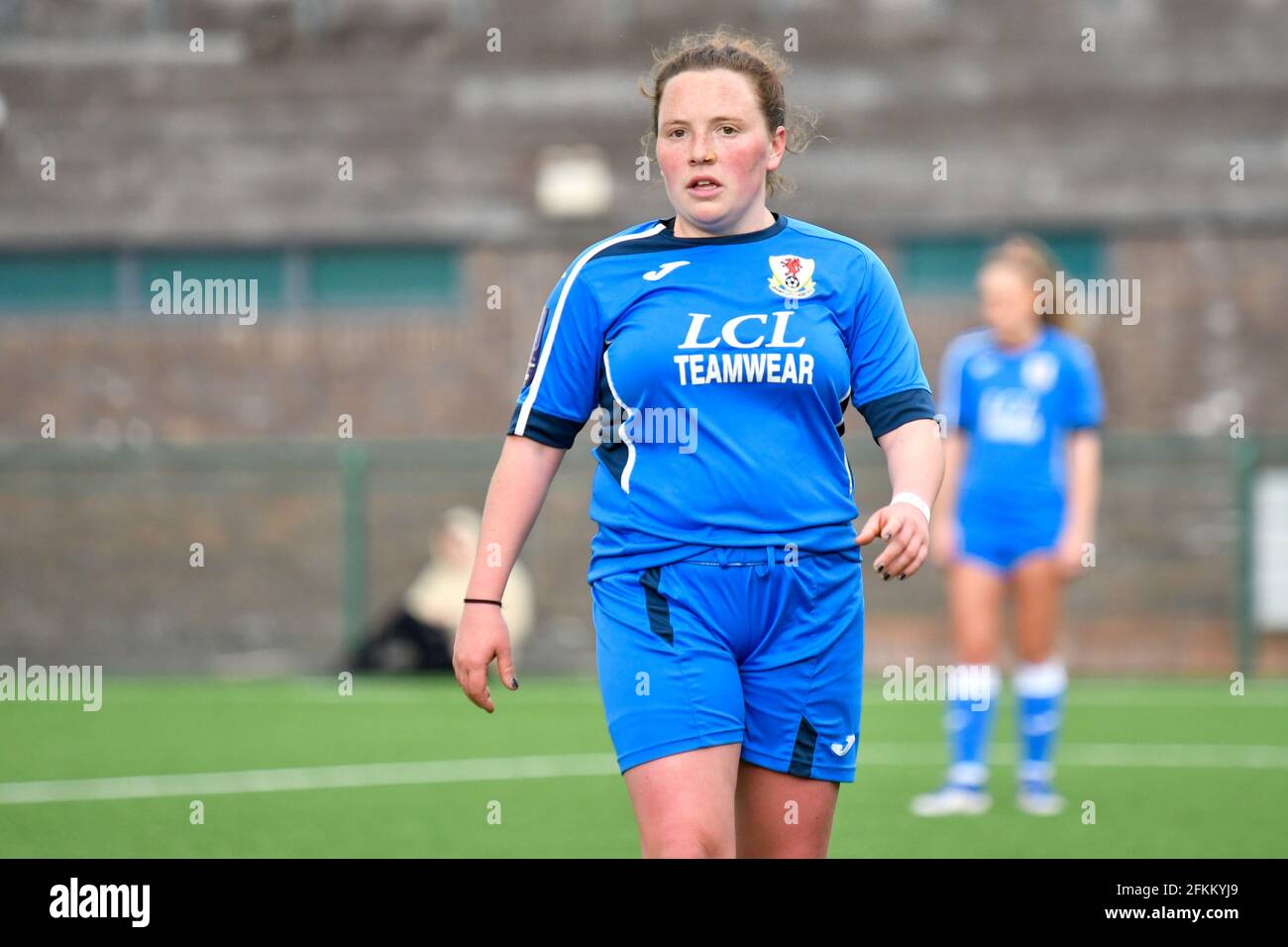 Ystrad Mynach, pays de Galles. 2 mai 2021. Libby Piggott de Cardiff City Dames lors du match de football féminin entre FA Women's National League Southern Premier Division Cardiff City Dames et FA Women's National League Division One Midlands Boldmere St Michaels Women au CCB Center for Sporting Excellence à Ystrad Mynach, pays de Galles, Royaume-Uni sur 2, Mai 2021. Crédit : Duncan Thomas/Majestic Media/Alay Live News. Banque D'Images