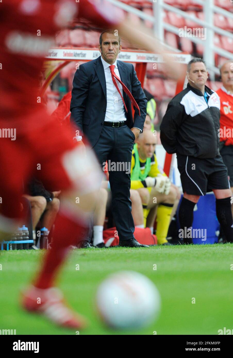 SWINDON V ROTHERHAM. GESTIONNAIRE DE SWINDON PAOLO DI CANIO. 3/9/2011. PHOTO DAVID ASHDOWN Banque D'Images