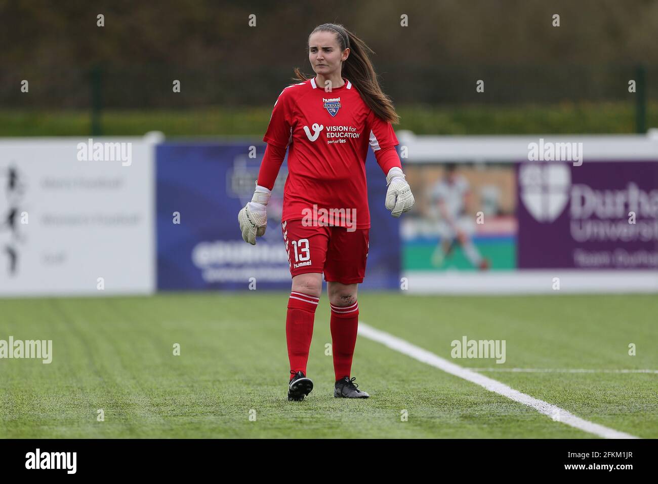 DURHAM, ROYAUME-UNI. 2 MAI Megan BORTHWICK de Durham Women pendant le match de championnat féminin FA entre Durham Women FC et Coventry United au château de Maiden, Durham City, le dimanche 2 mai 2021. (Credit: Mark Fletcher | MI News) Credit: MI News & Sport /Alay Live News Banque D'Images