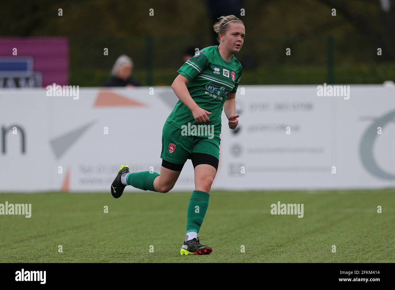 DURHAM, ROYAUME-UNI. 2 MAI Georgia STEVENS of Coventry United lors du match de championnat féminin FA entre Durham Women FC et Coventry United au château de Maiden, Durham City, le dimanche 2 mai 2021. (Credit: Mark Fletcher | MI News) Credit: MI News & Sport /Alay Live News Banque D'Images