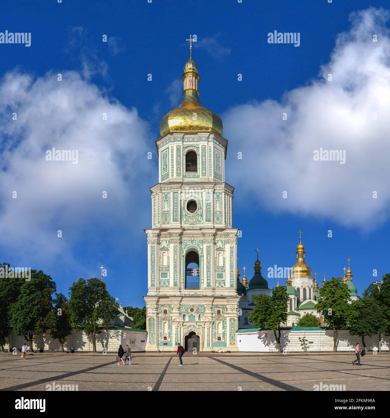 Cathédrale SainteSophie sur la place SainteSophie à Kiev, Ukraine Photo Stock Alamy