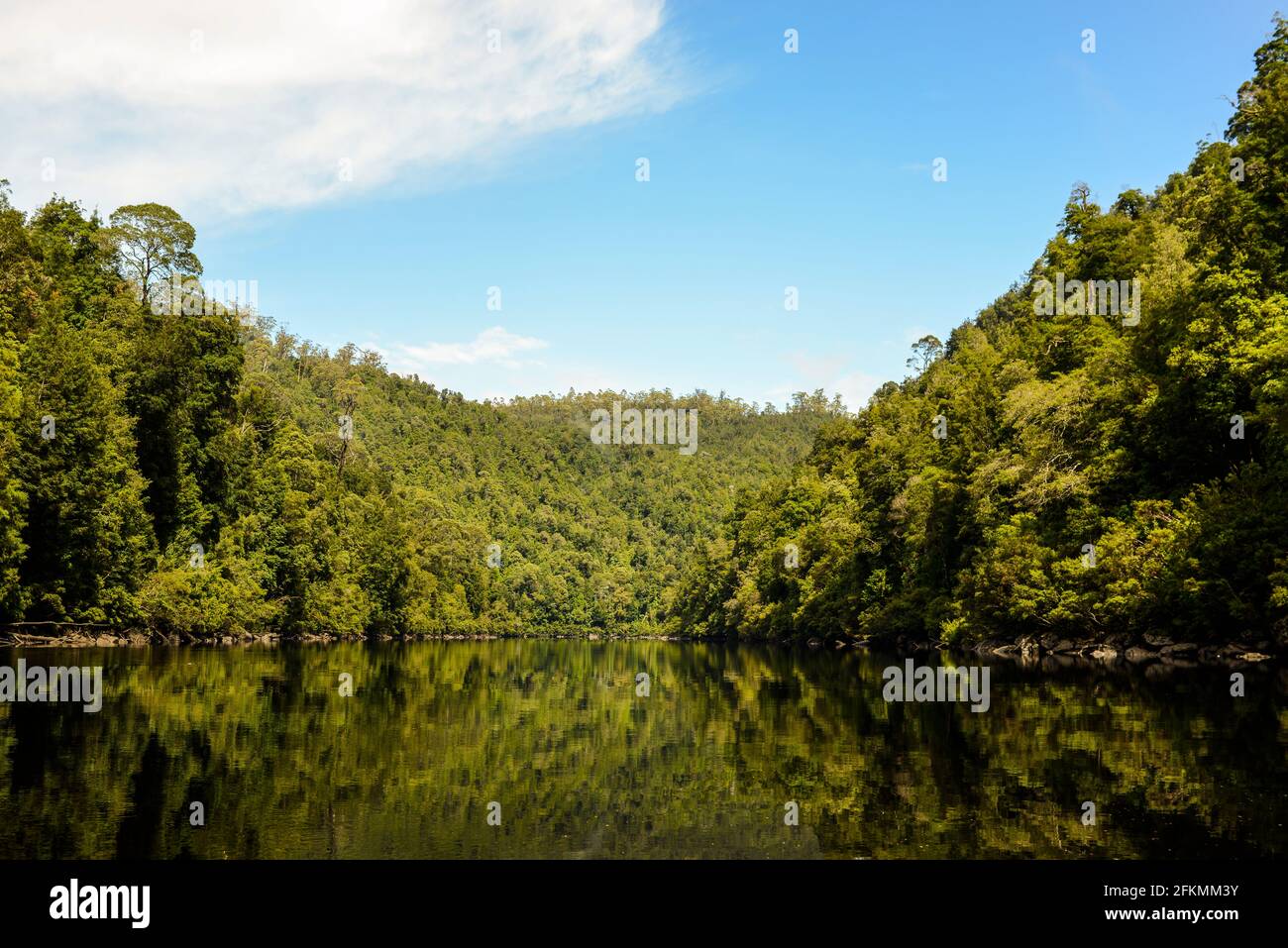Gordon River, Tasmanie Banque D'Images