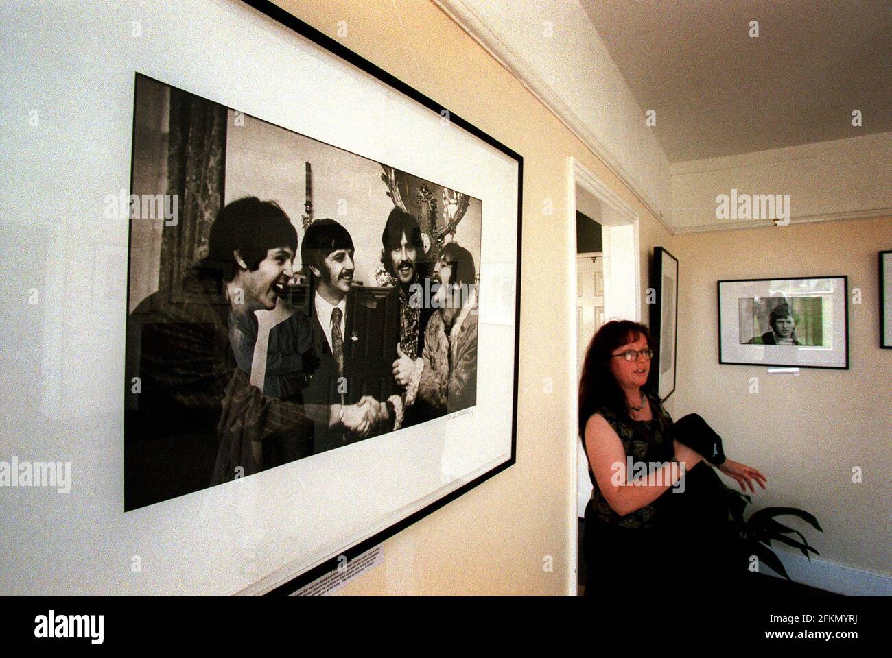 EXPOSITION PHOTOGRAPHIQUE LINDA MCCARTNEY PRÉSENTÉE AUX GALERIES JULIA MARGARET CAMERON, GIMBOLA LODGE. BAIE D'EAU DOUCE, ÎLE DE BLANC. Banque D'Images