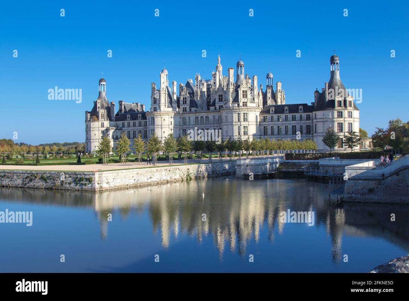 Château de Chambord, Loire, France Banque D'Images