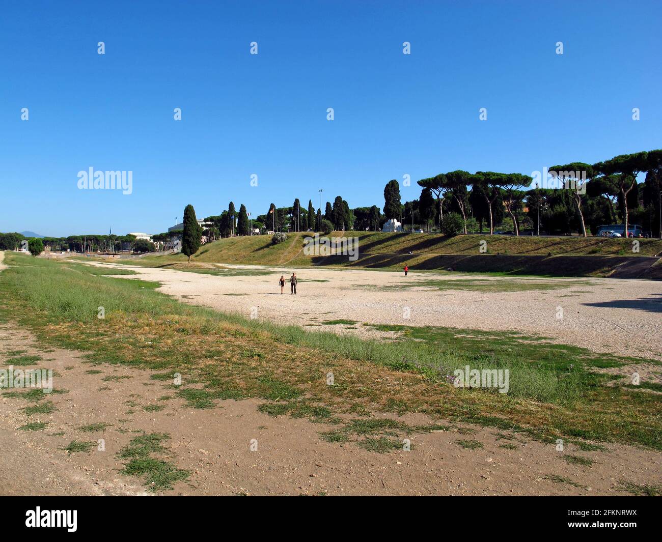 Cirque - l'ancien hippodrome, Rome, Italie Banque D'Images