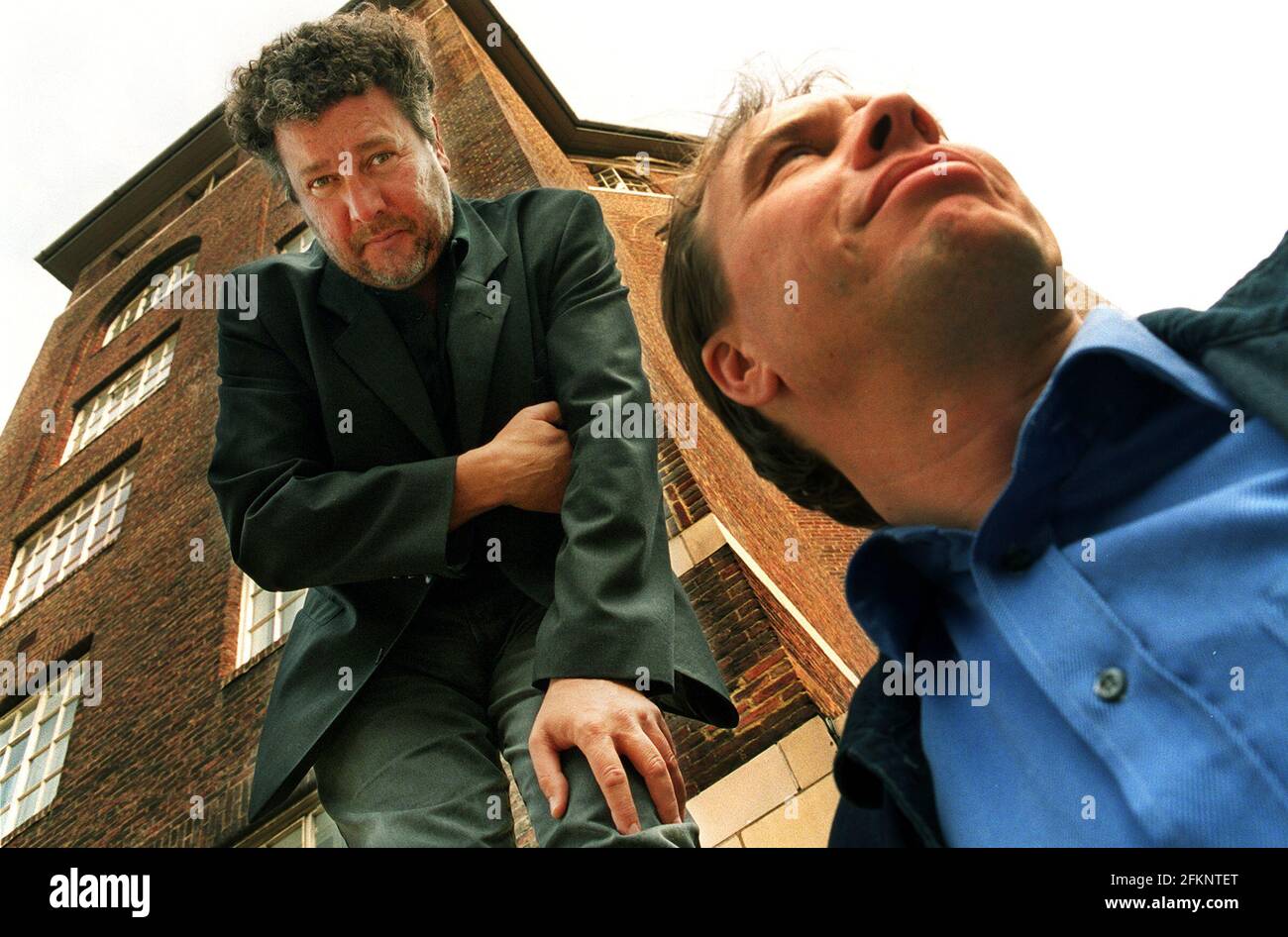 Philippe Stark (R) et John Hitchcox Banque D'Images