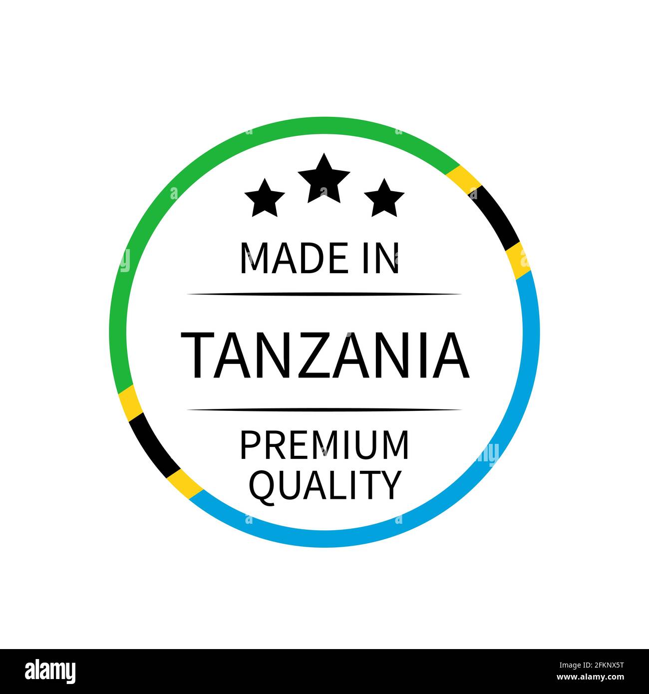  tiquette Ronde Fabriqu e En Tanzanie Ic ne De Vecteur De Rep re De 