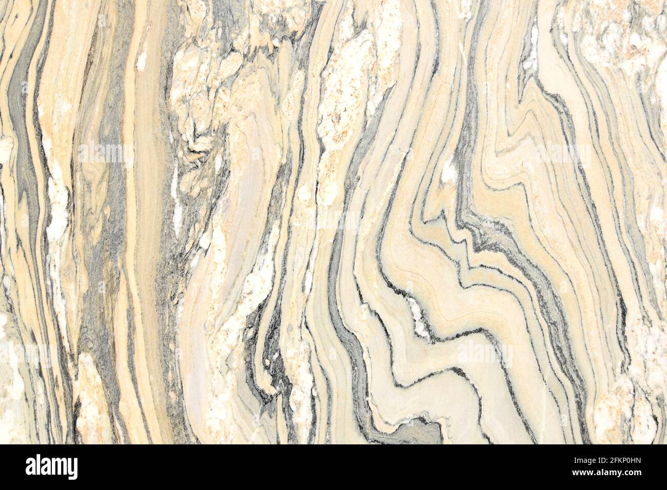 Magnifique motif de marbre cipollino naturel ('oignon-pierre'). Utilisé par les Grecs anciens et les Romains, le terme latin était 'carystium armor'. Banque D'Images