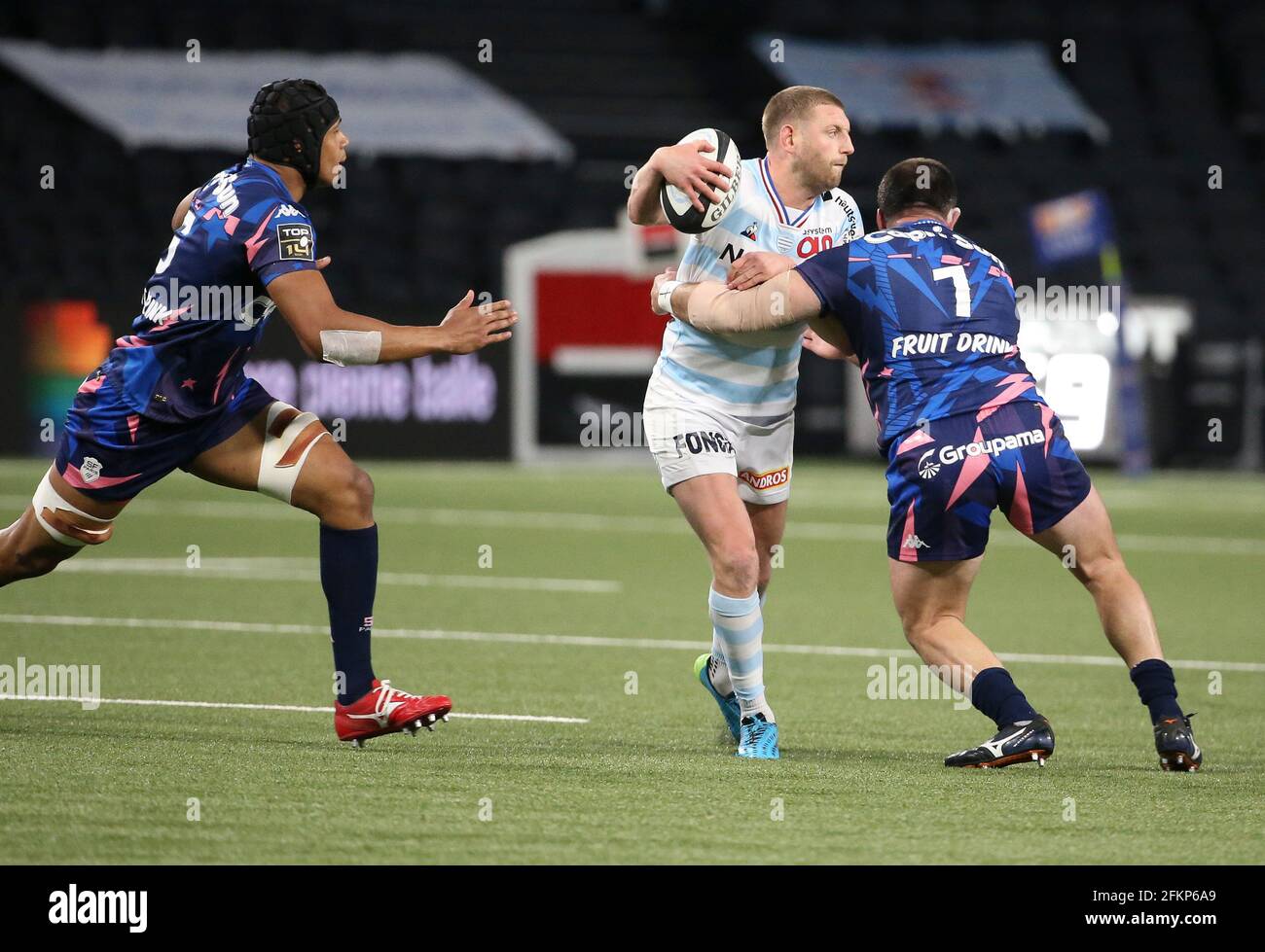 Finn Russell de Racing 92 lors du championnat français Top 14 des matches de rugby entre Racing 92 et Stade Francais Paris le 1er mai 2021 à Paris la Défense Arena à Nanterre près de Paris, France - photo Jean Catuffe / DPPI Banque D'Images