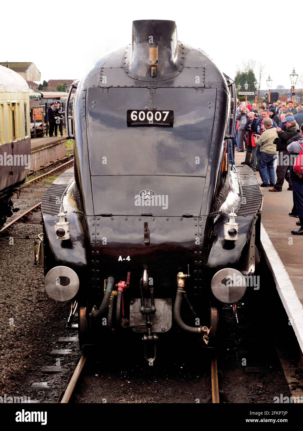 LNER Class A4 Pacific No 60007 Sir Nigel Gresley à Kidderminster lors ...