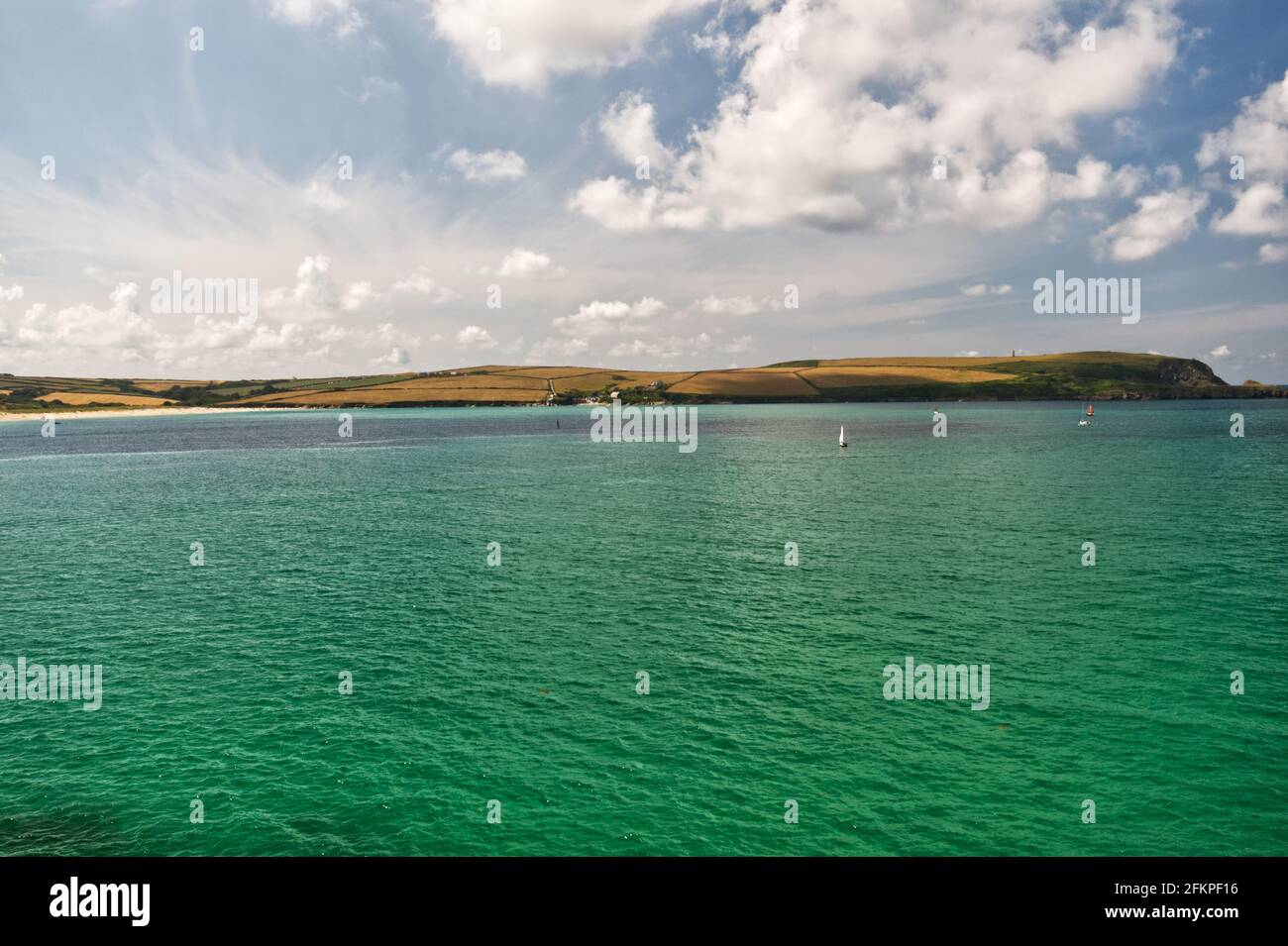 Estuaire de Camel près de Padstow sur la côte cornish Banque D'Images