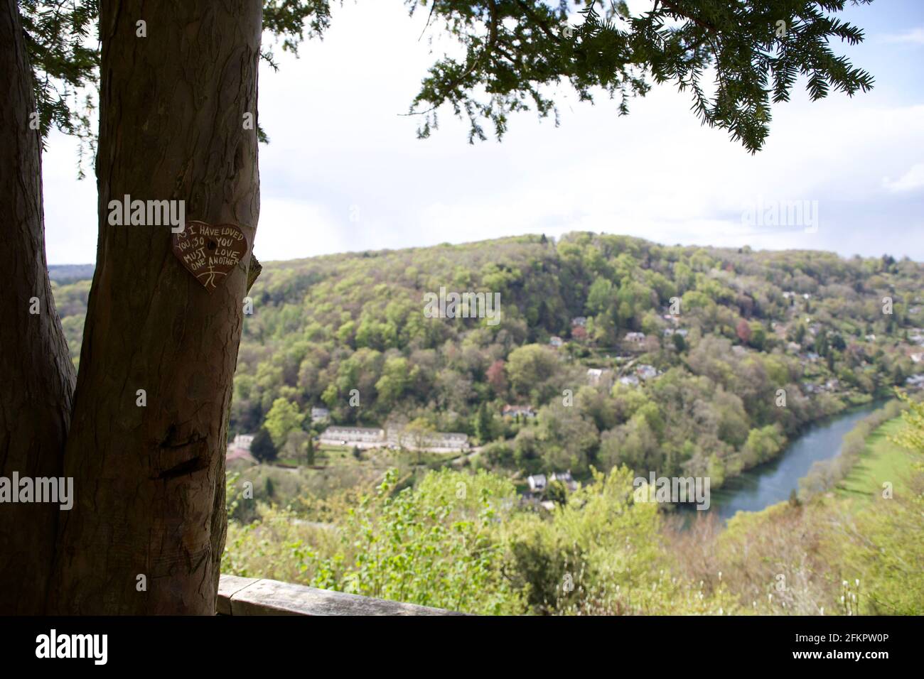 Forêt de Dean Paysage du point de vue Banque D'Images