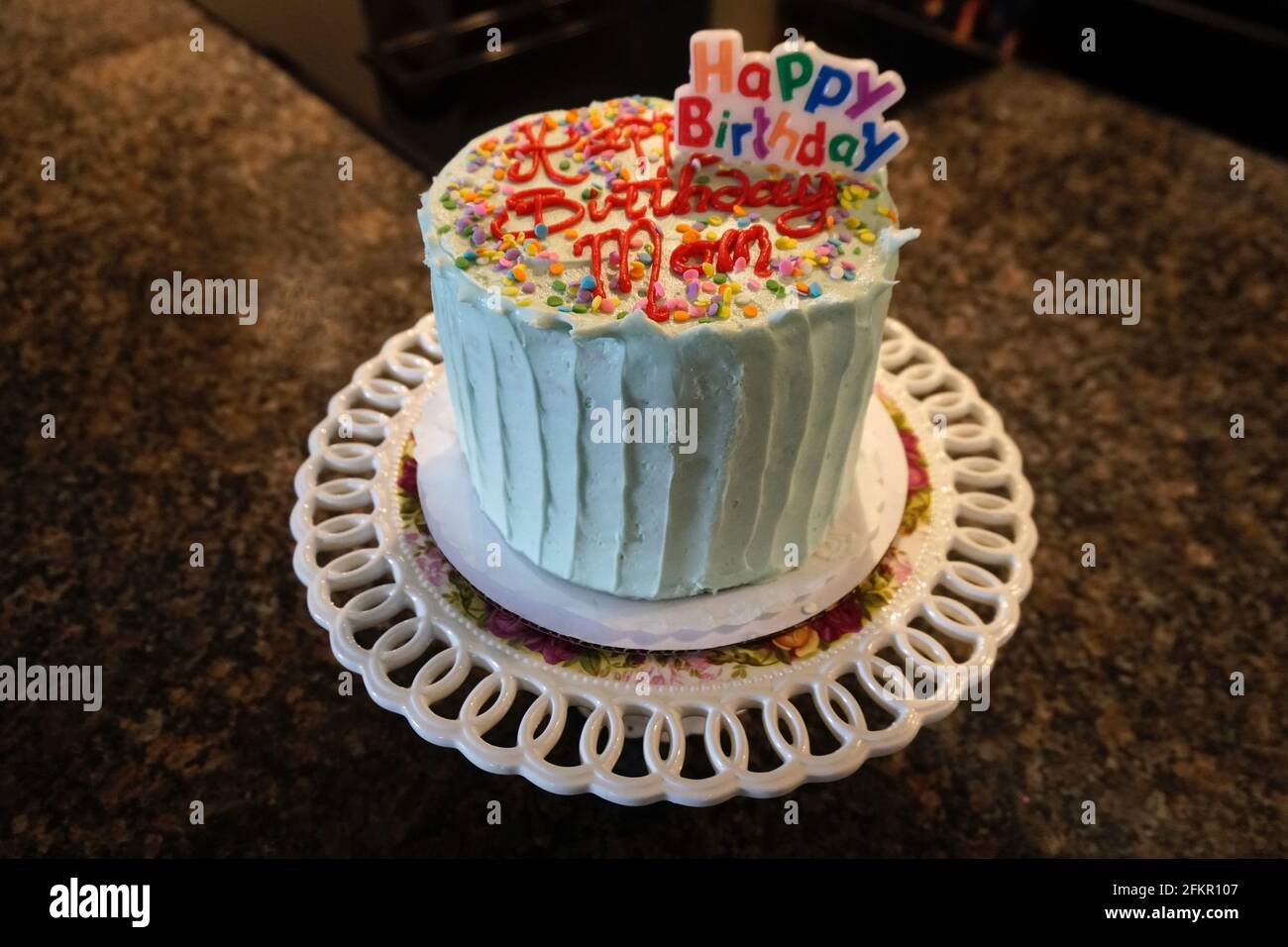 Gâteau d’anniversaire Banque D'Images