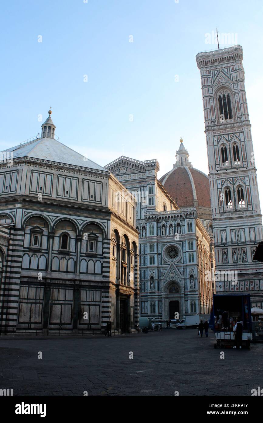 Piazza de Duomo à Florence, Italie Banque D'Images