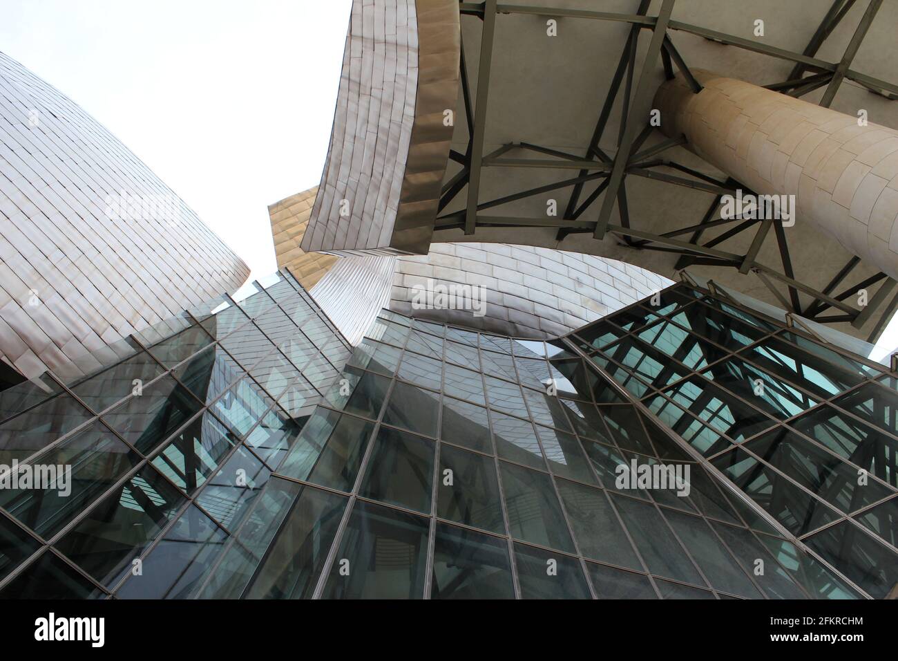 Musée Guggenheim à Bilbao, Espagne par Frank Gehry Banque D'Images
