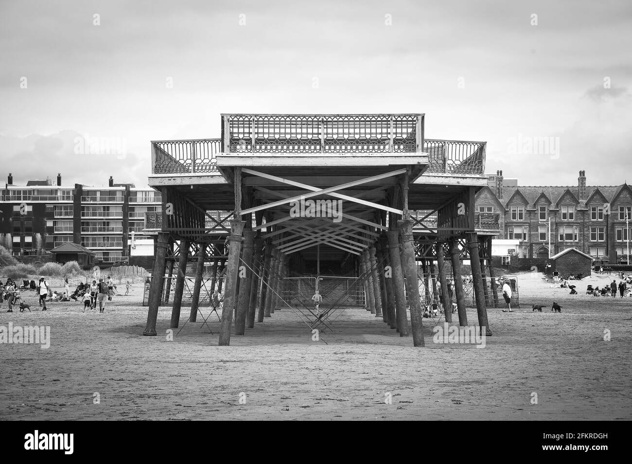 Photo panoramique de Lytham St Annes Banque D'Images