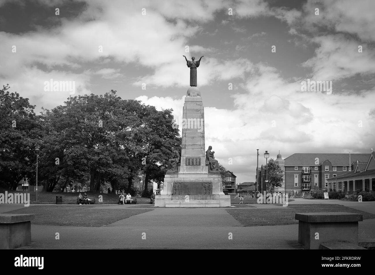 Photo panoramique de Lytham St Annes Banque D'Images