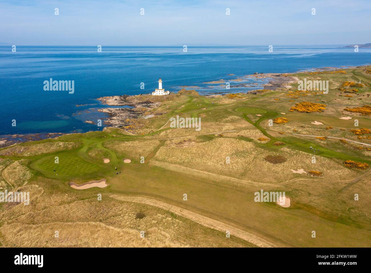 Parcours de golf d'Ailsa, Trump Turnberry Resort, Écosse, Royaume-Uni Banque D'Images