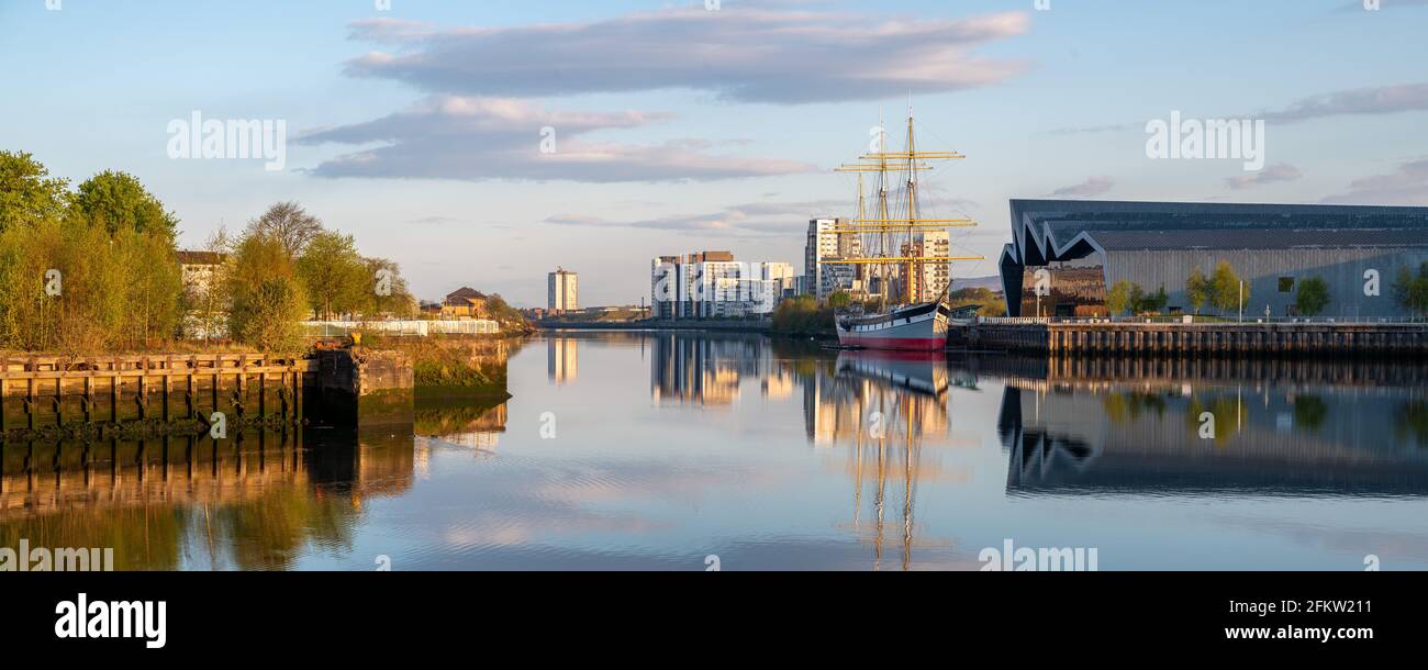 Glasgow Riverside Museum of transport, Glasgow, Écosse, Royaume-Uni Banque D'Images