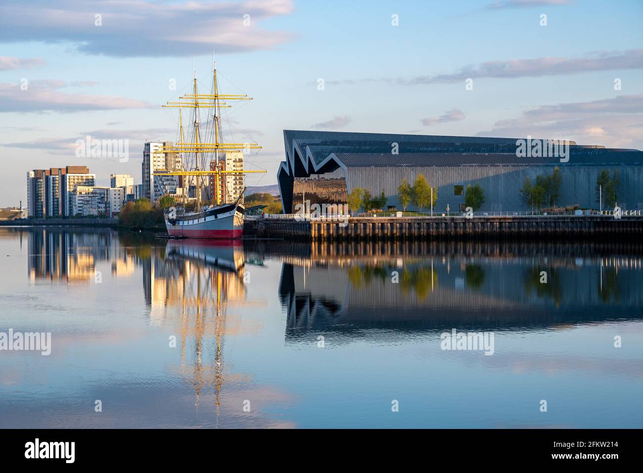 Glasgow Riverside Museum of transport, Glasgow, Écosse, Royaume-Uni Banque D'Images