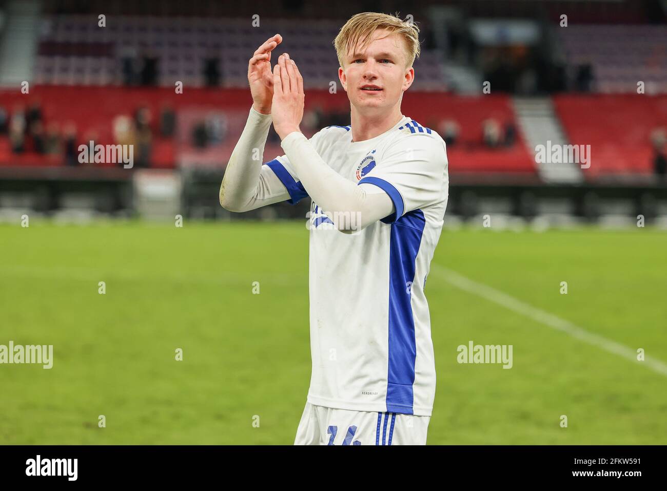 Copenhague, Danemark. 3 mai 2021. Victor Kristiansen (34) du FC Copenhague vu lors du 3F Superliga match entre le FC Copenhague et le GF d'Aarhus à Parken, Copenhague. (Crédit photo : Gonzales photo/Alamy Live News Banque D'Images