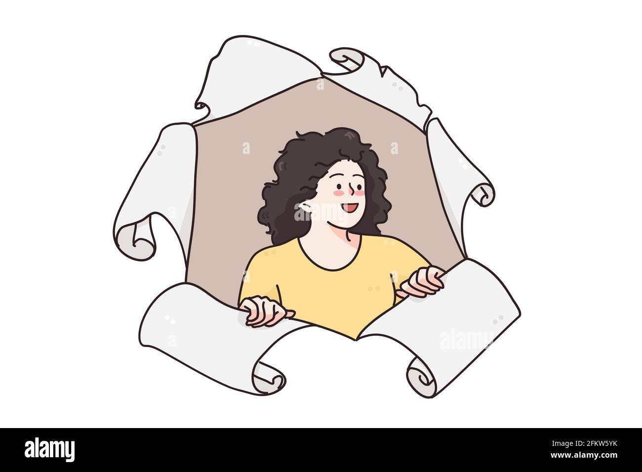 Des temps d'école heureux et le concept de retour à l'école. Illustration de Vecteur