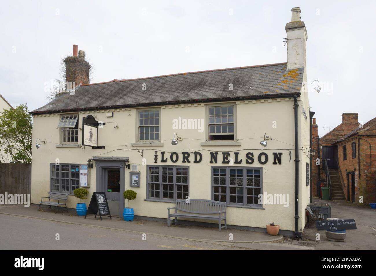 The Lord Nelson Inn, Sutton on Trent, Notinghamshire Banque D'Images