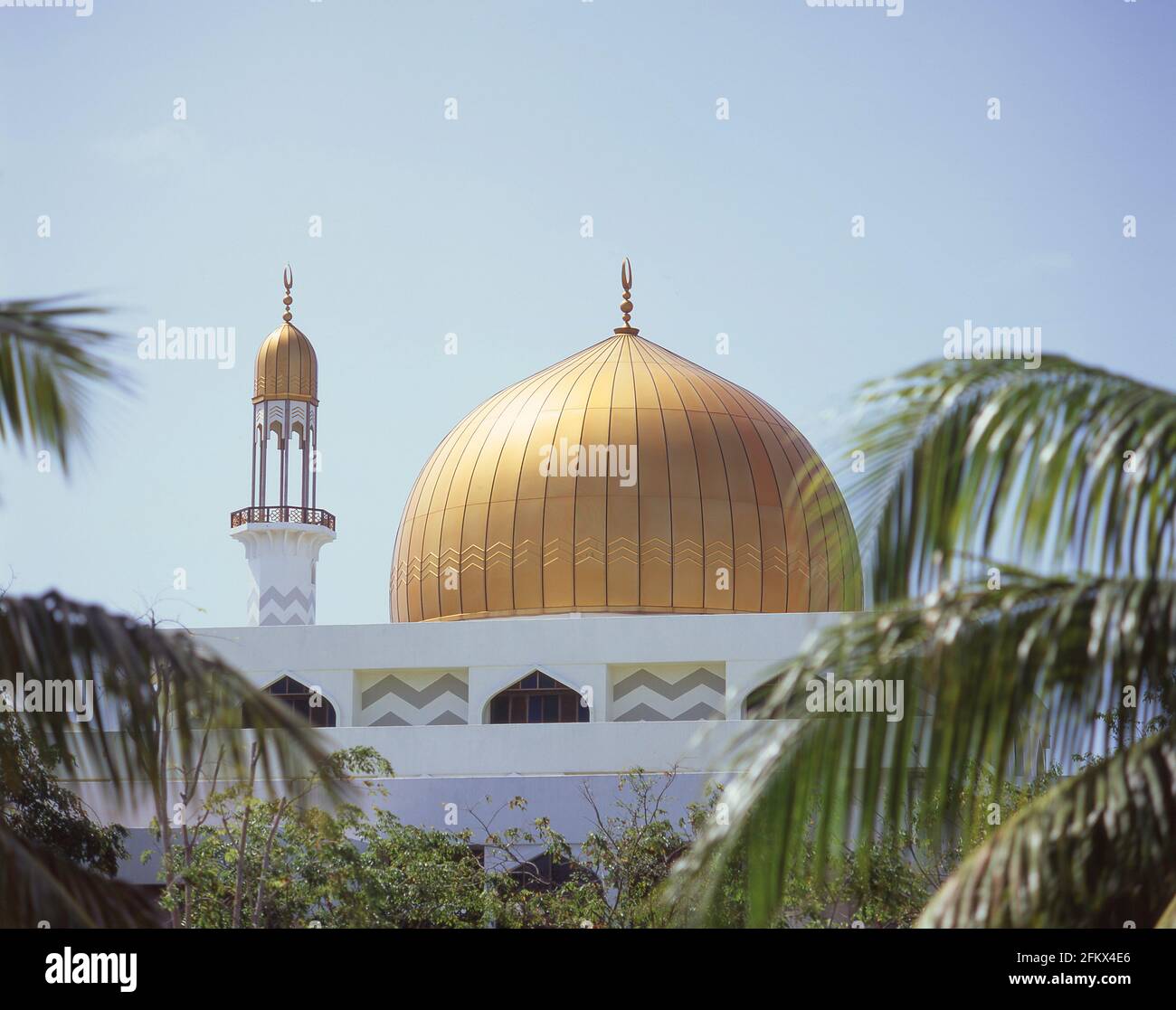 Mosquée du Vendredi, homme, Kaafu Atoll, Maldives. Banque D'Images