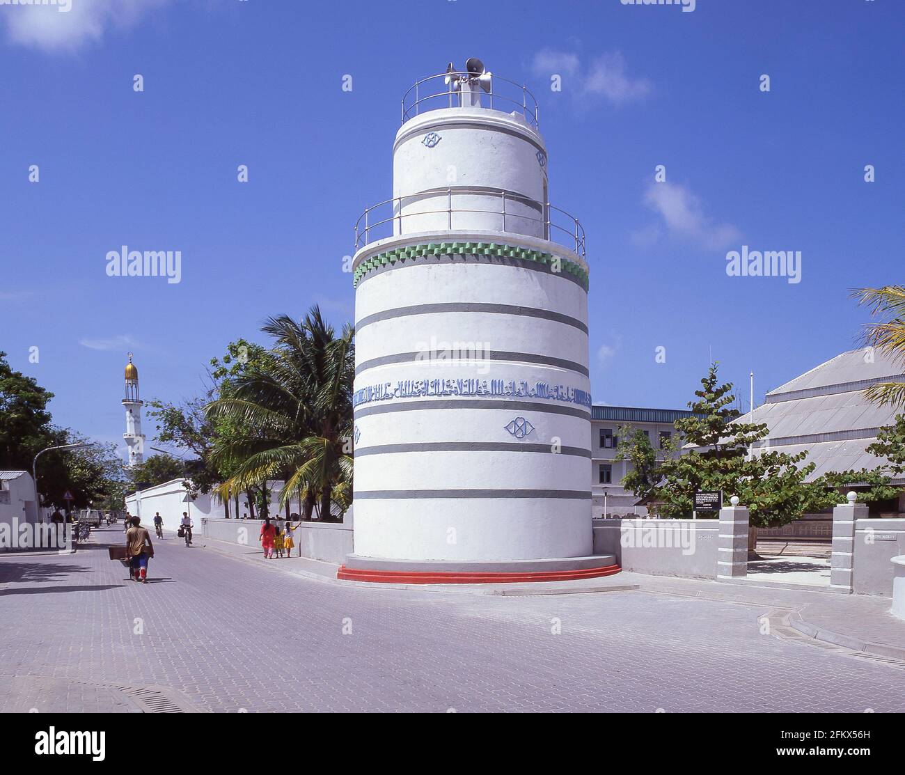 Le Minaret, Malé, atoll du Nord de Malé, République des Maldives Banque D'Images