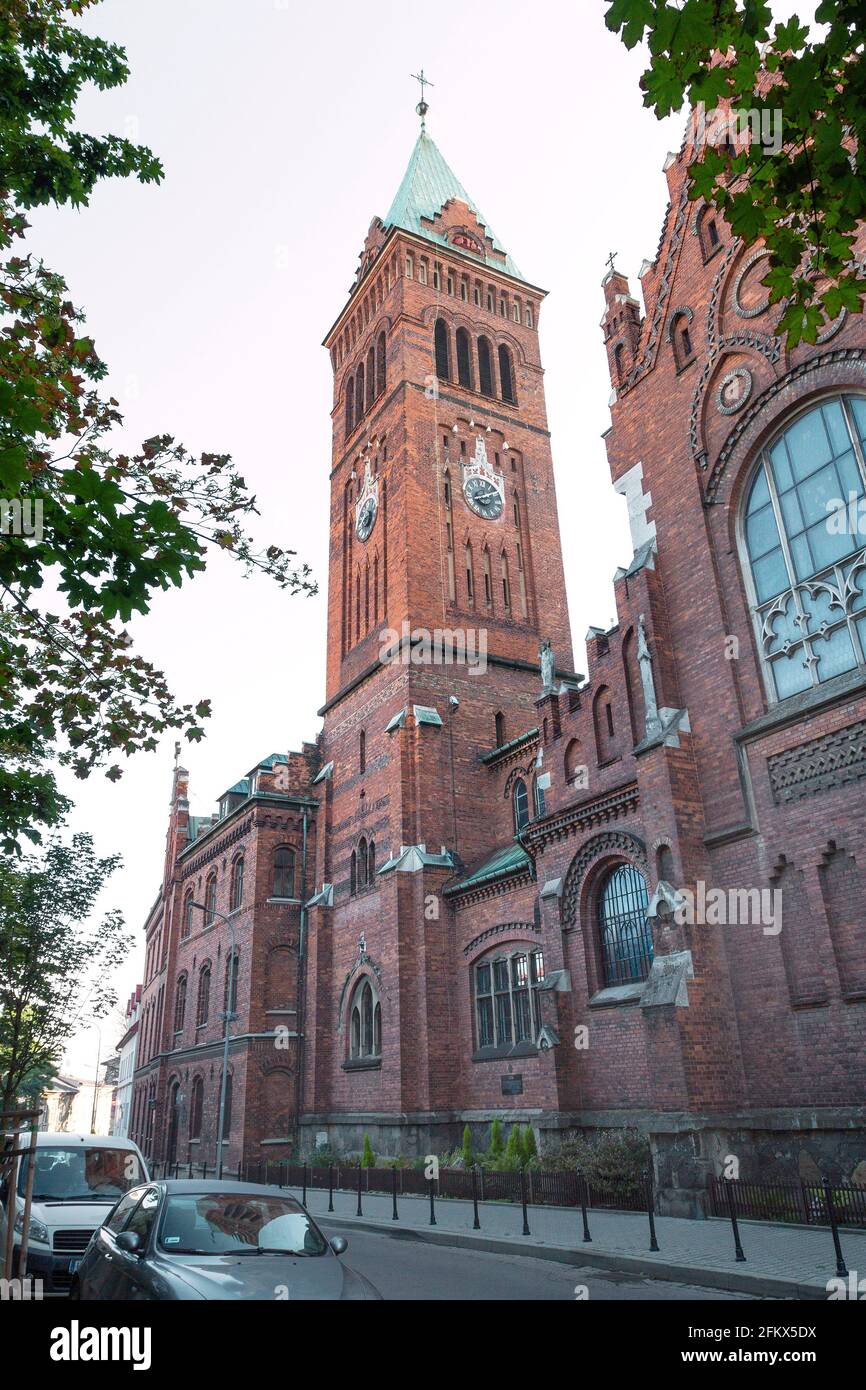 Monastère de Redemptorist, Église de notre chère Dame de l'aide perpétuelle à Cracovie, Pologne Banque D'Images