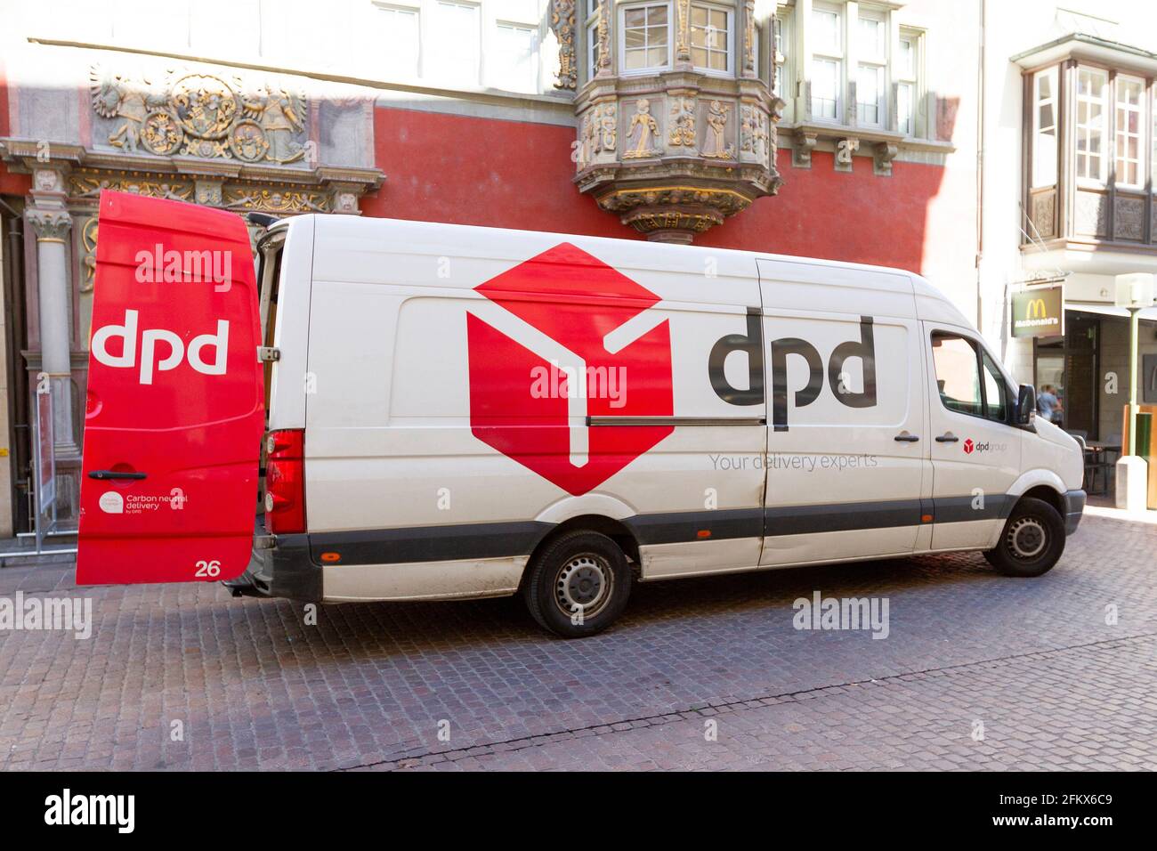 DPD, Service de colis allemand Banque D'Images