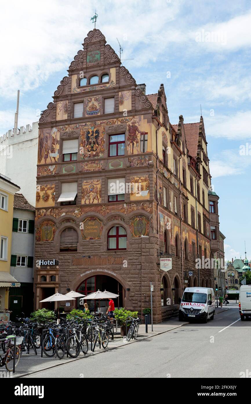 Hotel Graf Zeppelin à Konstanz, Allemagne Banque D'Images