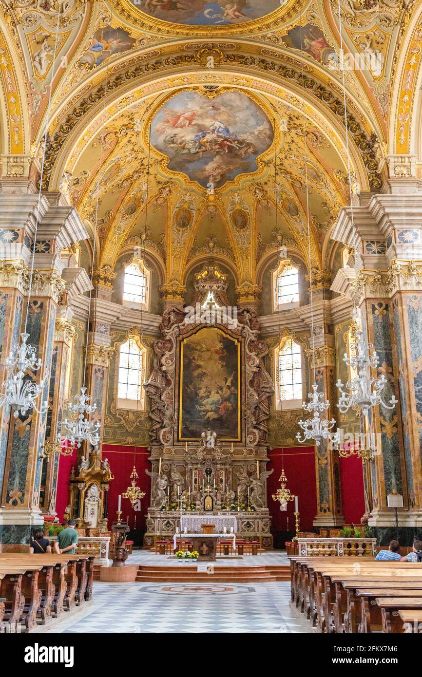 Brixner Dom, Brixen dans le Tyrol du Sud, Italie Banque D'Images