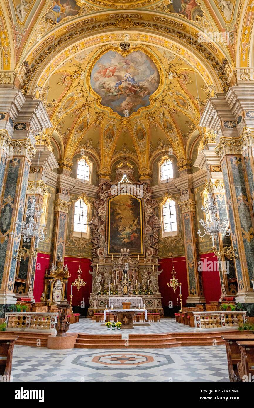 Brixner Dom, Brixen dans le Tyrol du Sud, Italie Banque D'Images