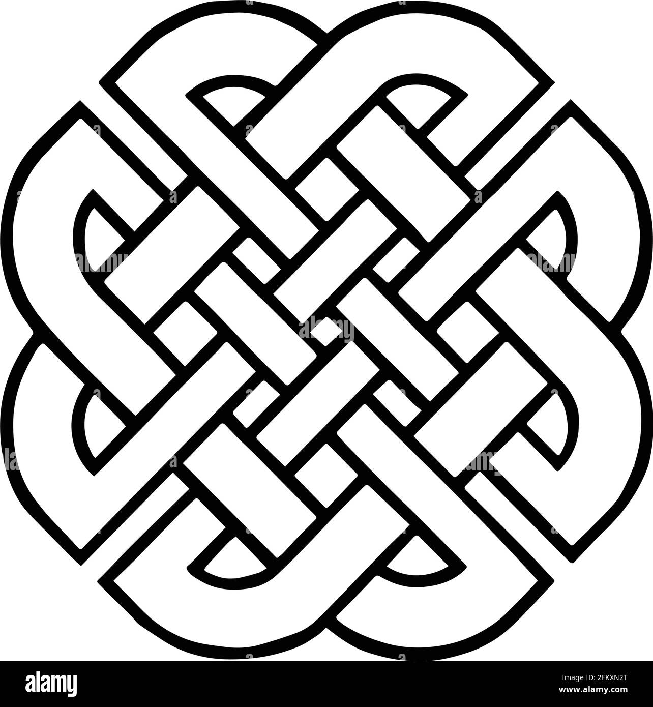 Symbole Viking du nord celtique Illustration de Vecteur
