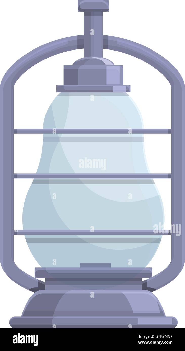 Icône de lanterne à gaz. Dessin animé et plat de l'icône vecteur de lanterne à gaz pour la conception de Web isolée sur fond blanc Illustration de Vecteur