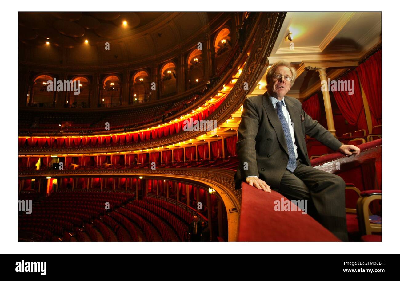 David Elliott dans le Royal Albert Hall à Londonpic David Sandison 13/12/2005 Banque D'Images